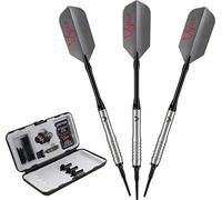 Viper by GLD Products unisex adult Partial Shark Fin (20 Grams) V Factor 90 10 Tungsten Soft Tip Darts Ridgeback Smooth 20 Grams, Silver, 20g US