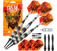 Viper by GLD Products unisex adult The Freak Soft Tip Darts Triple Band 18 Grams, Black, Grams US