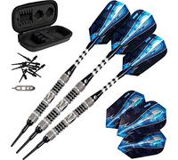 Viper by GLD Products Unisex's 21-3279-16 Astro 80% Tungsten Soft Tip Dart Set with Case, Black Rings, 16 Grams