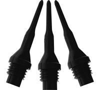 Viper Dart Accessory: Tufflex II 1/4" Thread Soft Tip Dart Points, Black, 500 Pack