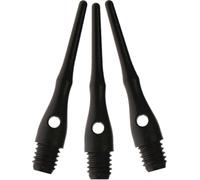 Viper Dart Accessory: Tufflex III 2BA Thread Soft Tip Dart Points, Black, 1000 Pack