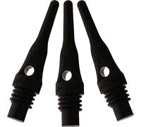 Viper Dart Accessory: Tufflex S.S. (Super Short) 2BA Thread Soft Tip Dart Points, Black, 100 Pack