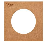 Viper Defender II Cork-Lined Dartboard Surround Reversable Wall Protector, Fits 17.75" and 18" Bristle Dartboards, Compression-Fit Tool-Free Easy Mounting, Tan, Square, 28.25" L x 28.25" W x 1" Thick