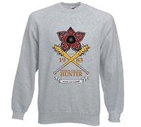 Viper Demogorgon Hunter Hawkins Stranger Sweatshirt (GREY, M)