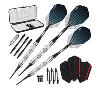 Viper Diamond 90% Tungsten Soft Tip Dart Set Black Rings 20 Grams