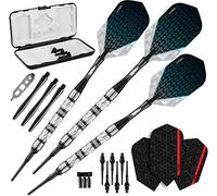 Viper Diamond 90% Tungsten Soft Tip Darts with Storage/Travel Case, Black Rings, 18 Grams