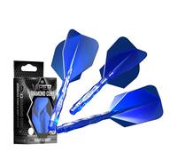Viper Diamond Core Integrated Dart Flight & Shaft System - Precision Darting Accessory with Tough Polymers for Enhanced Performance, Set of 3, Medium Shaft, Standard No6 Flight, Blue