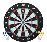 Viper Double Play Coiled Paper Fiber Dartboard with Darts