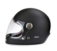 ViPER F656 Full Face Motorcycle Motorbike Helmet ECE 22.06 Approved Vintage Motorbike Helmets for Adult Men and Women Touring Urban Bike Safety Wear Full Face Helmet (Matt Black,XL)