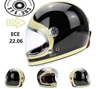 ViPER F656 Full Face Vintage Motorcycle Fiberglass Retro Crash Lid Helmet