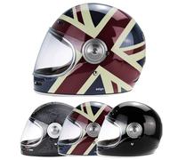 ViPER F659 Retro Motorbike Full Face Helmets VPR.303 Adult Motorcycle Rider Men & Women With ECE Approved Helmet Premium Classic Sports Racing Touring Scooter