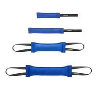 Viper Heavy Duty French Linen Dog Bite Tug Toy - K9 Trainer, Tough and Durable for Dogs Shutzhund IPO K-9 - Blue - 8in L 1.5in W