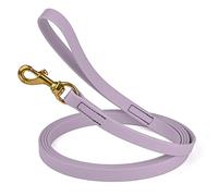 Viper K9 Biothane Working Dog Leash Waterproof Lead for Tracking Training Schutzhund Dog Sport & Search - Odor-Proof Long Line with Solid Brass Snap for Puppy Medium Large 3/4" x 20ft Pastel Purple