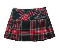 Viper London Black and Red Tartan 13" Skirt Size UK 12
