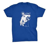 Viper Manuel Que Fawlty Towers Inspired T-Shirt (Blue, XXL)