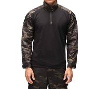 Viper Men's Special Ops Quarter Zip Long-Sleeved T-Shirt in Black | Size: Medium Viper Black M