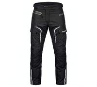ViPER Route Motorcycle Trouser for Men Waterproof Textile Motorbike Pants with Removable Thermal Lining Knee Armour Reflective Details Adventure Touring Biker Pants (UK, Waist, 40, Regular, Regular)