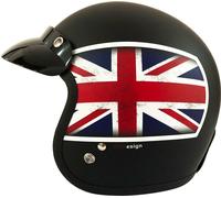 VIPER RS-05 SLIM OPEN FACE SCOOTER MOTORCYCLE MOD RETRO HELMET UNION JACK FLAG