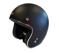 Viper RS-05 Slim Fit Open Face Scooter Motorcycle Mod Retro Helmet - Matt Black