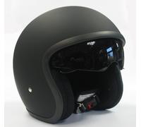 Viper RS-V06 Open Face Drop Down Visor, Motorcycle Crash Helmet Matt Black Extra Large