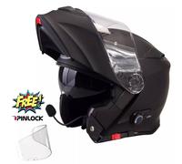 VIPER RS-V171 BLINC BLUETOOTH FLIP FRONT MOTORBIKE MOTORCYCLE HELMET MATT BLACK