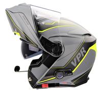 Viper RSV171 BL+ 3.0 Flip Up Flip Front Modular Helmet Motorbike Motorcycle Pinlock Long Battery DVS ECE ACU Approved Plain Graphic