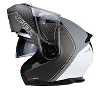 VIPER RS-V345 FLIP FRONT FULL FACE DUAL VISOR MODULAR MOTORCYCLE HELMET