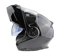 Flip Up Flip Front Motorcycle Motorbike Crash Helmet Modular DVS ECE ACU Black