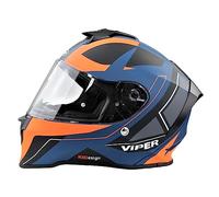 ViPER RS55 Full Face Motorcycle Helmet - Crash Rider Biker Sports Motorbike Helmets for Street Racing Touring - Adult Mens and Womens Safety Helmet ECE22.06 & ACU Gold Approved