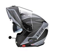 ViPER RSV171 Bluetooth Flip up Motorcycle Motorbike Bike Crash Helmets With Drop-Down Sun Visor Helmet ECE 22.06 Approved Unisex Adult Racing Touring Cruising Bike Wear