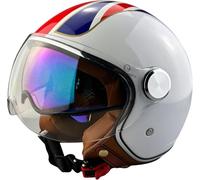 ViPER RSV19 Open Face Motorbike Helmet - Scooter Motorcycle Crash Jet Helmet for Men Women with Sun Visor - Electric Bike & Road Bike Road Legal ECE 22.06 Approved Motorbike Helmets