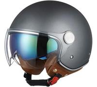 ViPER RSV19 Open Face Motorbike Helmet - Scooter Motorcycle Crash Jet Helmet for Men Women with Sun Visor - Electric Bike & Road Bike Road Legal ECE 22.06 Approved Motorbike Helmets