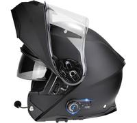 ViPER RSV191 Flip up Motorcycle Helmet with Blinc Bluetooth - Modular Double Visor Motorbike Helmets - Microphone Dual Speaker for Hands & Noise Free Automatic Answering ECE/ACU Gold Approved