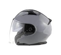ViPER RSV22 Open Face Motorbike Helmet - Motorcycle Jet Crash Helmet for Men Women with Drop Down Sun Visor - ECE 22.06 Approved For Electric Bike Scooter Touring Moped Urban Motorbike Helmets