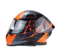 ViPER RSV95 Full Face Motorbike Helmets - Motorcycle Helmet for Adults with Drop Down Sun Visor - ECE ACU Certified Bike Riding Protector Helmet