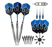 Viper Shot King 80% Tungsten Soft Tip Dart Set with Case, Blue, 20 Grams