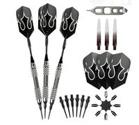Viper Shot King 80% Tungsten Soft Tip Dart Set with Case, Silver, 20 Grams