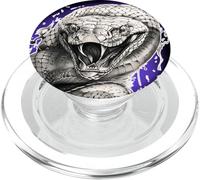 Viper Snake Attack Serpent Coil PopSockets PopGrip for MagSafe