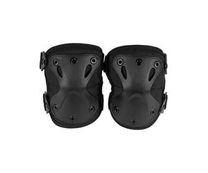 Viper TACTICAL Knee Pads Hard Shell, Lightweight 310g knee pads for work with Anti-Slip Foam and Quick-Release Straps - Ideal for Airsoft, Paintball, Hunting - Black