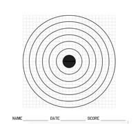 Viper TACTICAL Pro Target Paper Targets 175 x 175 Millimetres