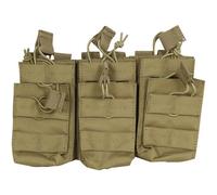 VIPER TRIPLE DUO MAGAZINE COMBAT POUCH HUNTING AMMO STORAGE MOLLE HOLDER COYOTE