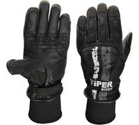 ViPER VPR Commuter Full Finger Motorbike Gloves Heavy Duty Windproof & Waterproof Textile/Leather Motorcycle Gloves CE Approved Winter Motorcycle Gloves Mens for Road Racing, Outdoor Sports