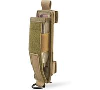 VIPERADE MOLLE flashlight bag, flashlight holder for the duty belt, nylon flashlight holster Molle bag for horizontal and vertical carry, universal fit for standard size flashlights (Camo)