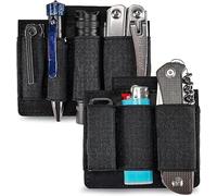 VIPERADE PL7 Elastic EDC Organiser Small Hook and Loop Organiser Insert with Elastic Pockets, EDC Insert Pouch Panel Hook, Elastic EDC Pouch Multitools Organiser Holster, Organiser Insert Panel -M+L