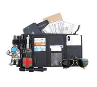 VIPERADE TCS1 Car Sun Visor Organizer, Truck Visor Organizer, MOLLE Tactical Visor Organizer Auto Accessories Document Holder Sunglass Insurance Storage Pouch Organizer (Black)
