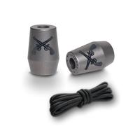 VIPERADE VAB8 Titanium Paracord Beads, EDC Knife Lanyard Beads for DIY, Begleri Fidget Bead for Men Women, Lanyard Bead for Knife EDC Tools Keychains Bracelet Necklace