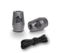 VIPERADE VAB8 Titanium Paracord Beads, EDC Knife Lanyard Beads for DIY, Begleri Fidget Bead for Men Women, Lanyard Bead for Knife EDC Tools Keychains Bracelet Necklace