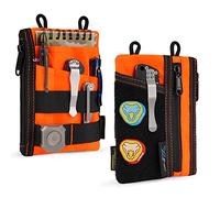 VIPERADE VE16 Small EDC Pouch Tool Organizer, Multifunction Small Tools Pouch with 7 Pockets, EDC Organizer for Men, Mini Pocket Organiser with Patches Area, Multitools Organiser bag