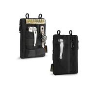 VIPERADE VE18N EDC Pouch Tool Organizer, Multifunction Small Tools Pouch with 6 Pockets, EDC Organizer Pouch for Men, Slim Multitools Pocket Organizer for Everyday Carry-Black