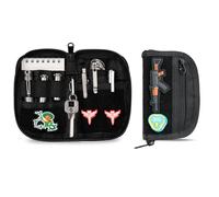 VIPERADE VE21 EDC Pouch Small Pocket Organiser with 9 Compartments, Pocket Tool Pouch with Patches Display Panel, Mini Organiser Bag for Men